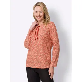 Sieh an! Langarm-Shirt in terra-ecru-bedruckt | Gr.: 50