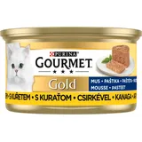 Gourmet Gold Katzenfutter-Mousse mit Huhn 85 g