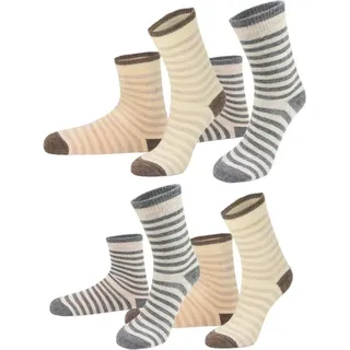 Normani 2 Paar Kinder Alpaka Socken in Hell-sortiert | Gr.: 27-30