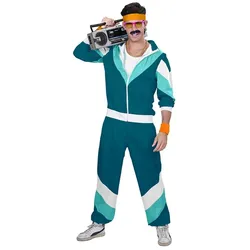 80er Jahre Unisex Jogginganzug - XXL