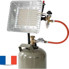 Rothenberger Flaschenheizstrahler Piezo Version Frankreich 0,0 kW grau