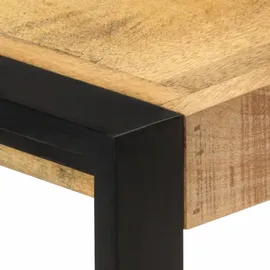 vidaXL Beistellschrank 120x30x75 cm Massivholz Mango braun