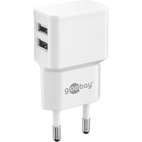 goobay USB charger 2,4 A (12W) white