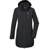 KILLTEC Parka KILLTEC "KOS 30 WMN PRK", Damen, Gr. 42, schwarz, Oberstoff: 100% Polyester, Futter: 100% Polyester (recycelt), Jacken Parka, Funktionsparka: wasser- und winddicht, atmungsaktiv, abnehmbare Kapuze
