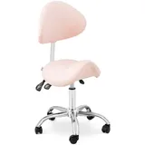 Physa Sattelstuhl Kunstleder Rosa