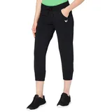 Erima 3/4 Sweathose mit Bündchen Damen schwarz 34