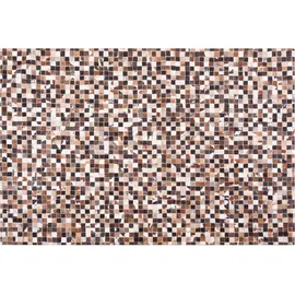Beliani Teppich braun 160 x 230 cm Patchwork KONYA