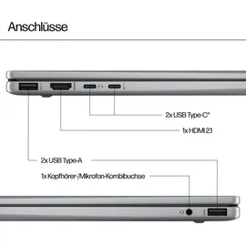 HP Envy x360 14-fa0152ng AMD Ryzen 5 8640HS 16 GB RAM 512 GB SSD Meteor Silver