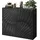 OTTO home Highboard 121 x 123 x 42 cm Schwarz / Grau