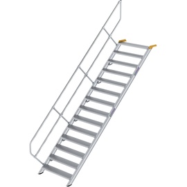 Günzburger Treppe 45° inkl. einen Handlauf, 1000mm Stufenbreite 14 Stufen