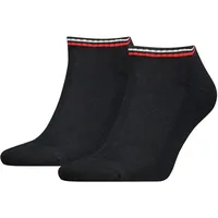 Tommy Hilfiger 2er Pack TOMMY HILFIGER Iconic Sneakersocken 003 - black 43-46