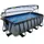 EXIT TOYS Stone Pool 400 x 200 x 122 cm inkl. Sandfilterpumpe + Abdeckung
