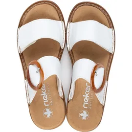 Rieker FSK Damen Sandalen für Damen, weiß, Größe 39 EU