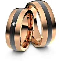 ASF Trauringe Partnerringe S013 Carbon - 1327
