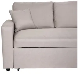 Mendler Eckcouch 4-sitzig Beige