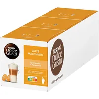 NESCAFÉ DOLCE GUSTO Latte Macchiato Kaffeekapseln 3er Pack 3 x 16 Kapseln