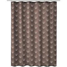 KLEINE WOLKE Duschvorhang 180 x 200 cm braun