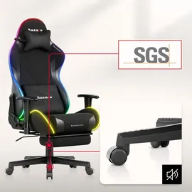 huzaro Force 5.7 RGB Gaming-Stuhl Schwarz