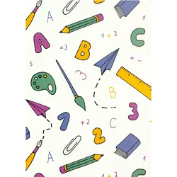 Home Fashion®, Grußkarte "ABC", Grußkarte mit Umschlag zum Beschreiben, 1 Stück pro Pack