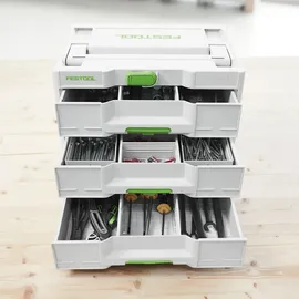 Festool Systainer Sortainer3 SYS3-SORT/3 M 337  grau 39,6 x 29,6 x 33,0 cm