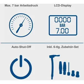 SCHEPPACH C-AC20-X 20V Akku Handkompressor 7 bar
