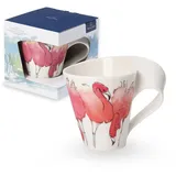 Villeroy & Boch Becher mit Henkel (Geschenkkarton) NewWave Caffè Rosa Flamingo Geschirr