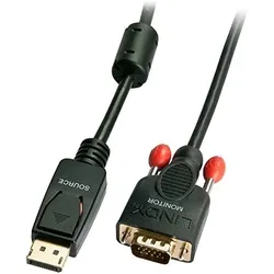 Lindy Displayport VGA Schwarz Kabelschnittstellen-/adapter Konverterkabel DisplayPort/VGA 3m