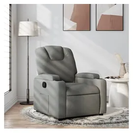 vidaXL Relaxsessel Dunkelgrau Stoff 88 x 97 x 0 cm Grau mit Rollen