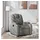 vidaXL Relaxsessel Dunkelgrau Stoff 88 x 97 x 0 cm Grau mit Rollen