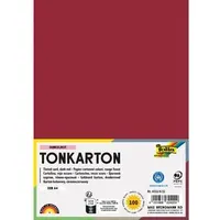 Folia Fotokarton 6122/4/22, A4, dunkelrot, 220g/m2, 100 Blatt