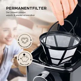 Barista Filterkaffeemaschine Touch Schwarz/Silber