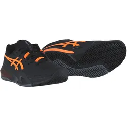 Asics Tennisschuhe Gel Resolution X Clay/Sandplatz (Stabilität) 2025 schwarz/orange Herren