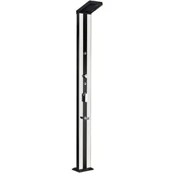 GRE Solardusche, Aluminium, mit 38 l-Tank - grau