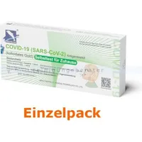 1 x Antigentestkit Deepblue Selbsttest für zu Hause Bfam zertifiziert - kolloidales Gold Test-ID AT1190/21