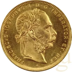 8 Florin Goldmünze Österreich (Gulden)