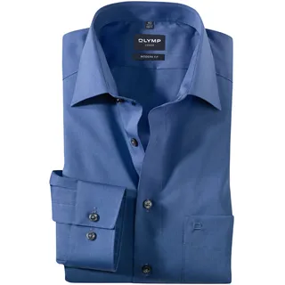 Olymp Businesshemd »Luxor modern fit«, blau