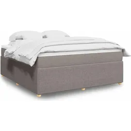 vidaXL Boxspringbett 180 x 200 cm Taupe