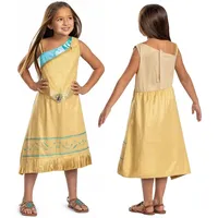 Disney Offizielles Deluxe-Pocahontas-Kostüm für Kinder, Indianer-Prinzessinnenkleid, Kostüm für Kinder, Größe S