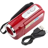 Sluffs Kinder-Digitalkamera, Tragbare Kinder-16-fach-HD-Digital-Videokamera Mit TFT-LCD-Bildschirm, Spielzeug(Rot)