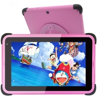 CWOWDEFU Kinder Tablet,Kids Tablet für Mädchen,IPS HD Display,2GB/32GB/512GB,Doppelkamera,Bluetooth,Elterliche Kontrolle,Lerntablett mit kindersicherer für Kinder Rosa
