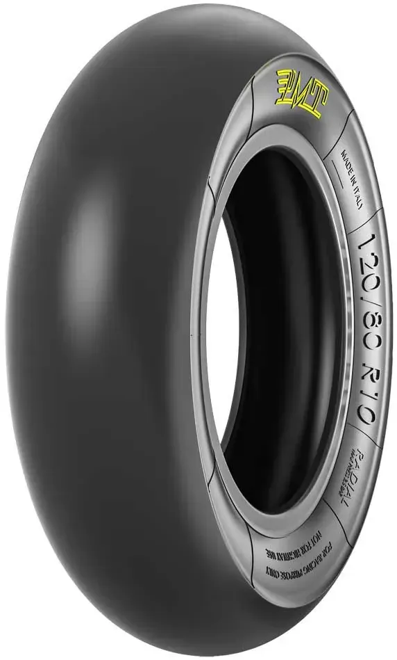 Pmt Tyres Slick Extra Soft Tl Rollerreifen - Black - 120/80 - R10