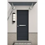 Buylando Glasvordach 120 x 90 cm grau
