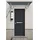 Buylando Glasvordach 120 x 90 cm grau