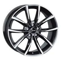 Autec Astana 9,0 x 20 5 x 112 ET42 Schwarz poliert