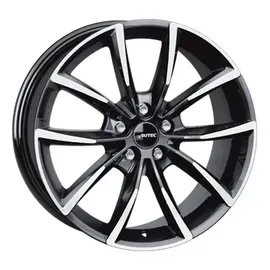 Autec Astana 9,0 x 20 5 x 112 ET42 Schwarz poliert