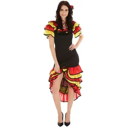 tectake® Frauenkostüm Flamenco Tänzerin Maria Carmen