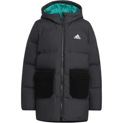 adidas Winter-Daunenjacke Badge of Sport Long Length schwarz Kinder