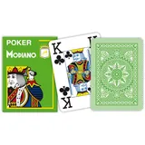 Modiano Spielkarten Poker Cristallo, 4 Index hellgrün