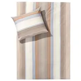 Dyckhoff Weichfrottier Bettwäsche in beige-braun | Gr.: 155x220 cm (40x80 cm)