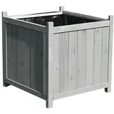 MuCoLa Blumenkübel 50 x 50 x 50 cm grau